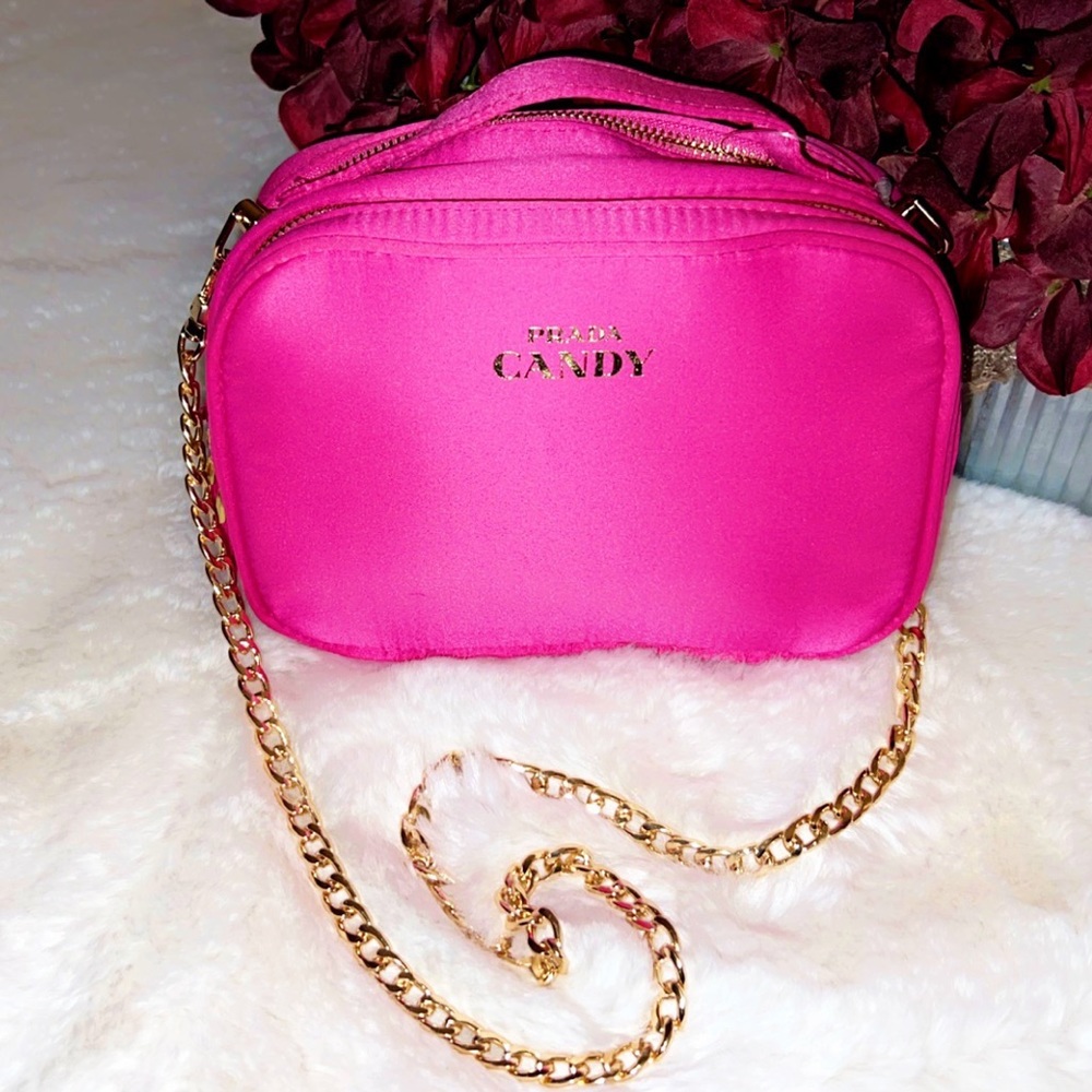 PRADA CANDY Nylon Chain Shoulder Bag - Picture 7 of 9